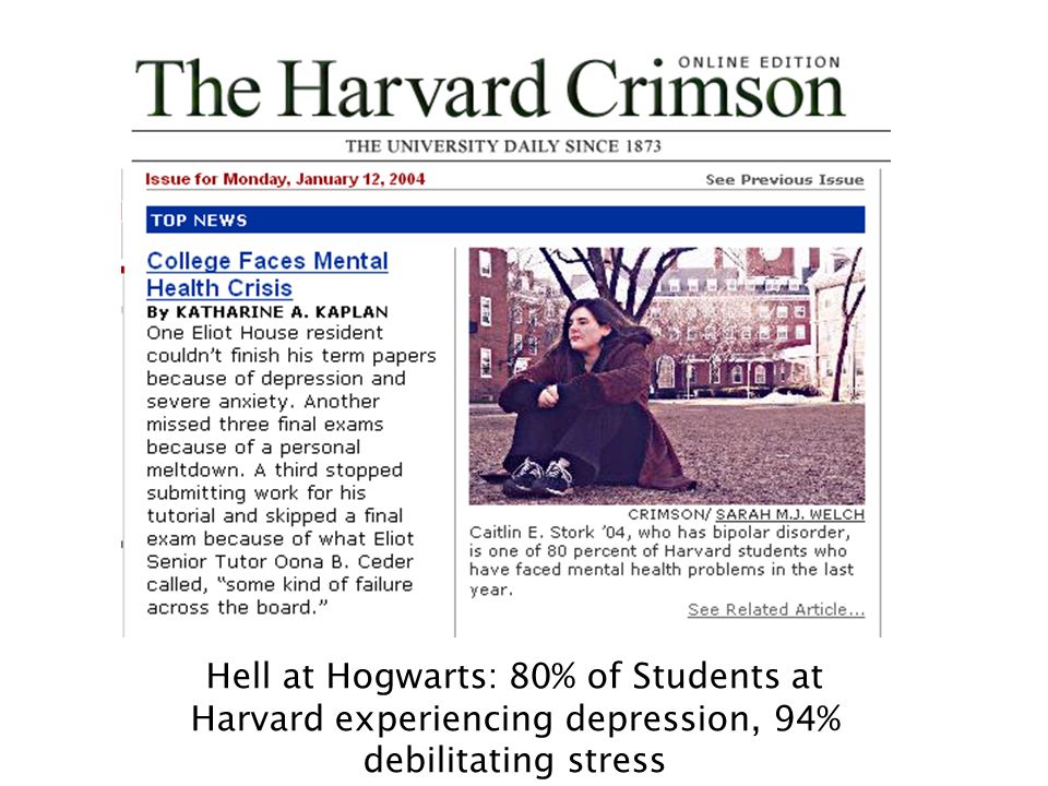 Hell at Hogwarts: Harvard Crimson