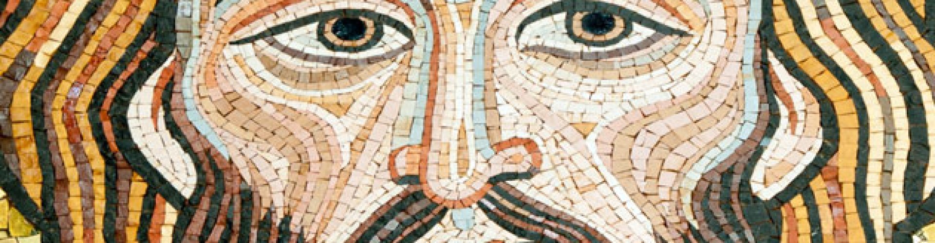 mosaic of jesus face